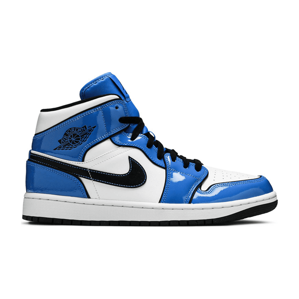 Tenis Air Jordan 1 Mid Signal Blue