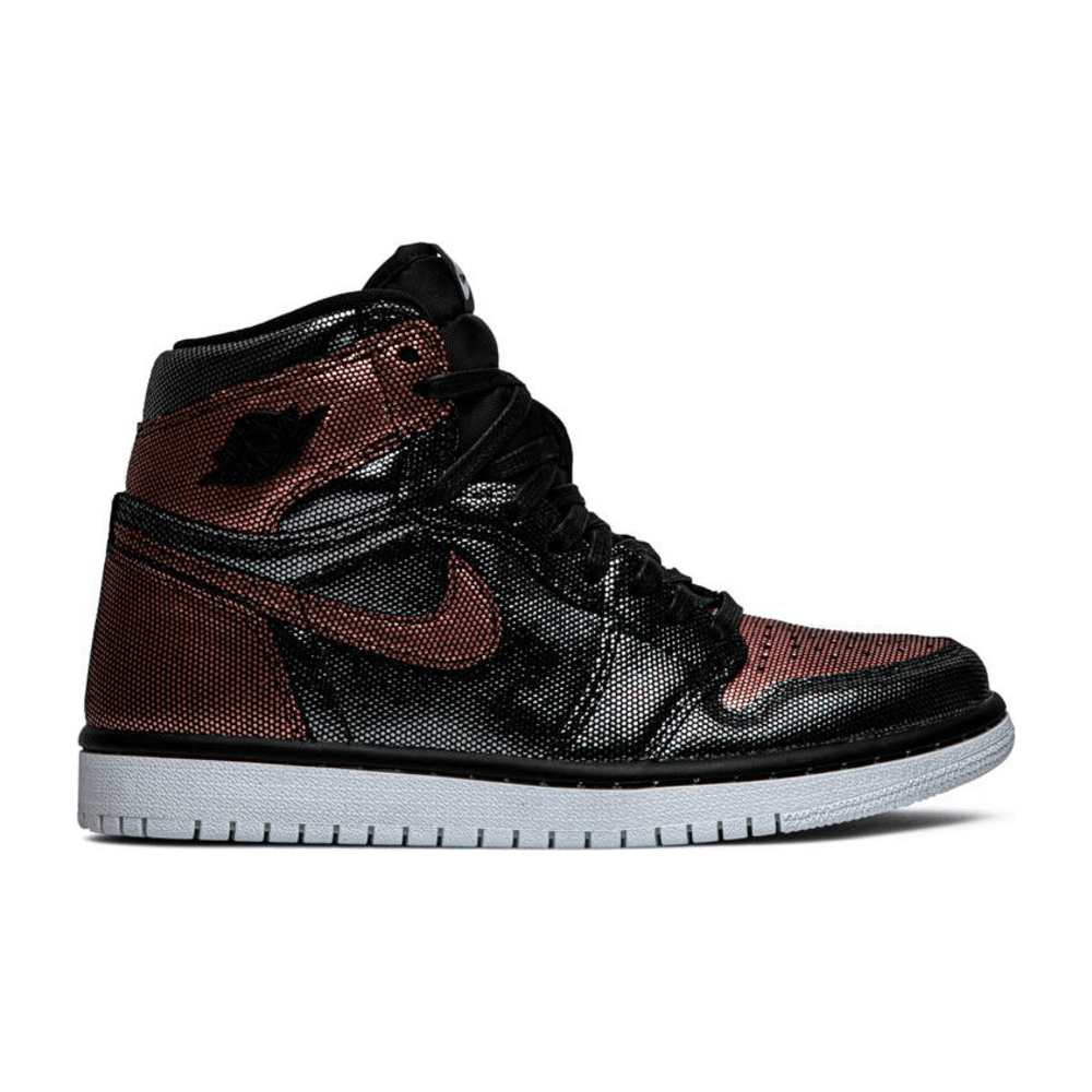 Tenis Air Jordan 1 High Fearless Metallic Rose Gold