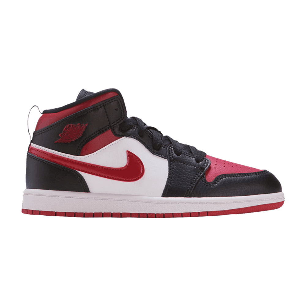 Tenis Air Jordan 1 Mid Bred Toe