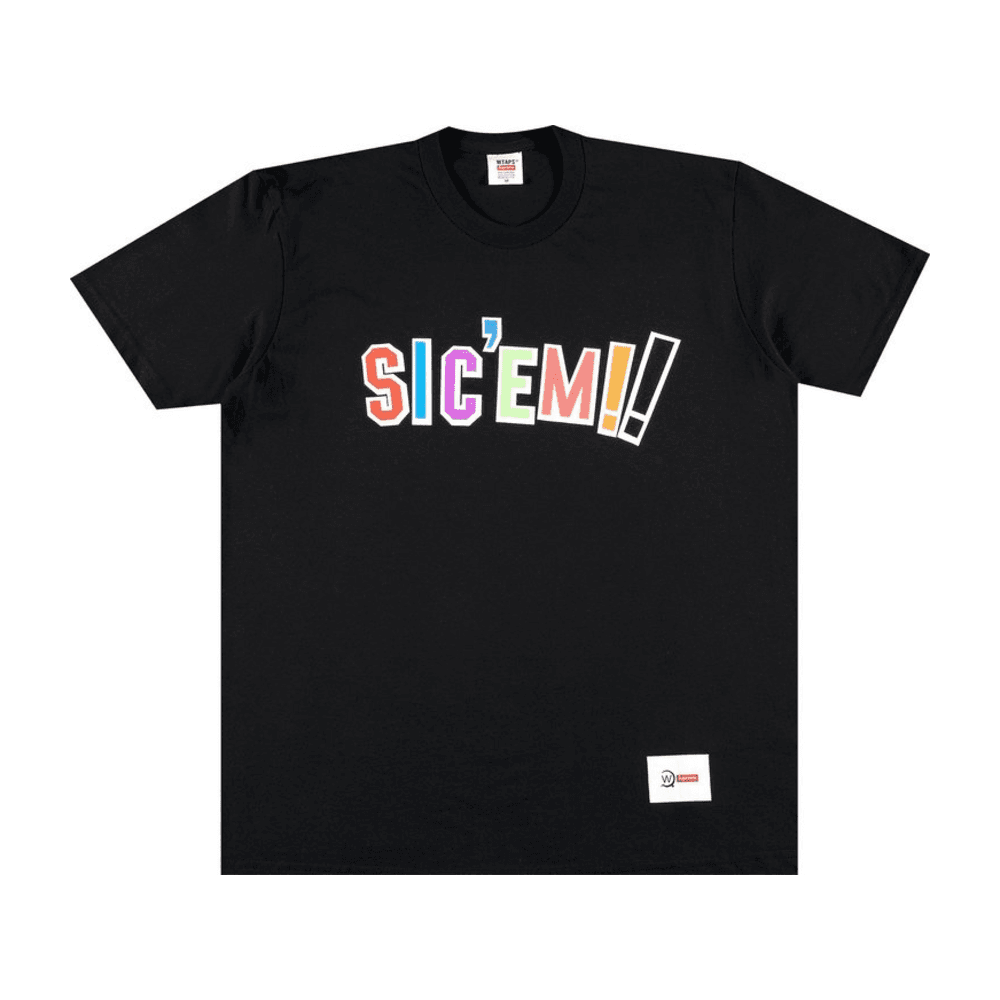 Supreme Wtaps Sic'em! Tee Black