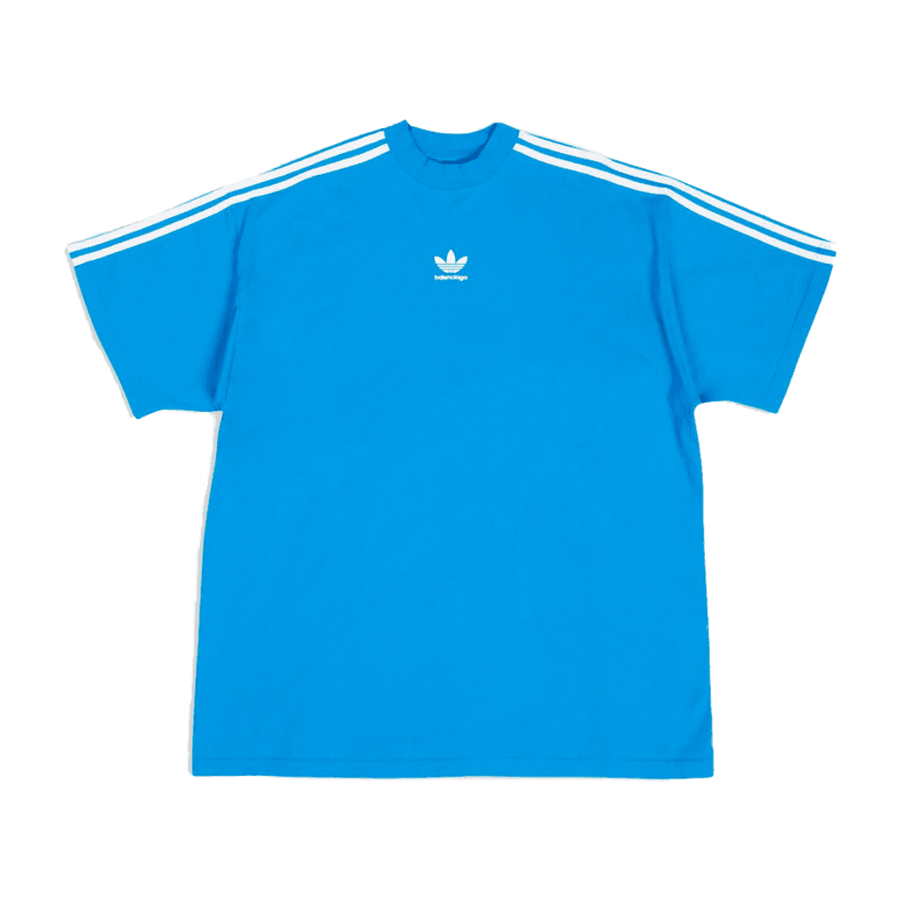 BALENCIAGA ADIDAS T SHIRT OVERSIZED BLUE