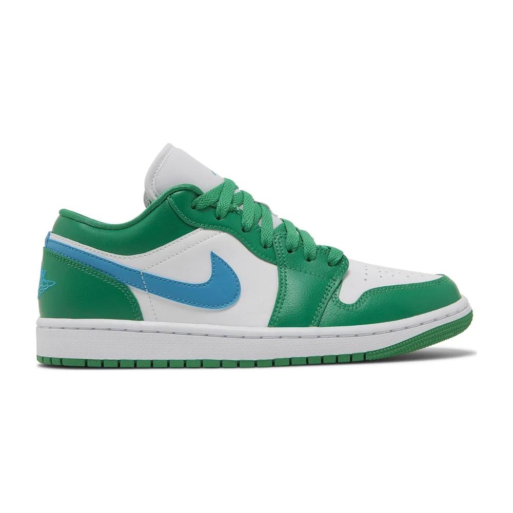 Tenis Air Jordan 1 Low Lucky Green Aquatone