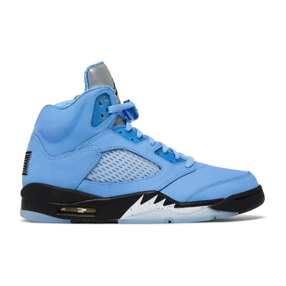 Tenis Jordan 5 Unc University Blue