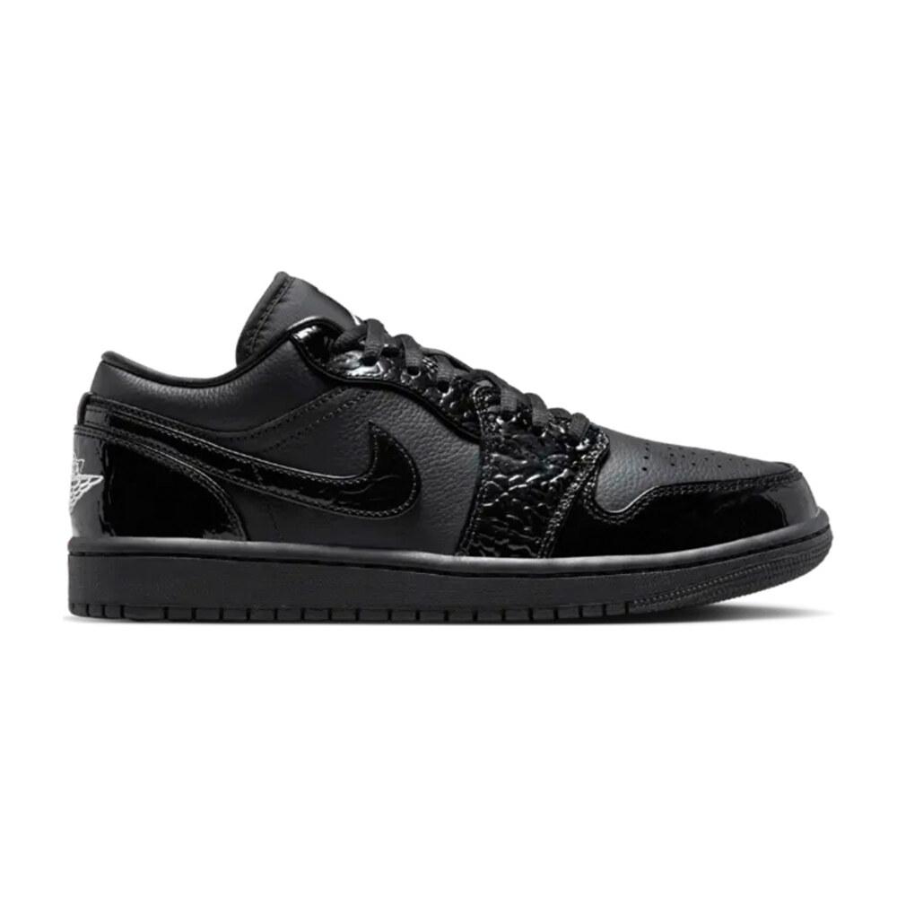 TENIS JORDAN 1 LOW SE PATENT ELEPHANT BLACK