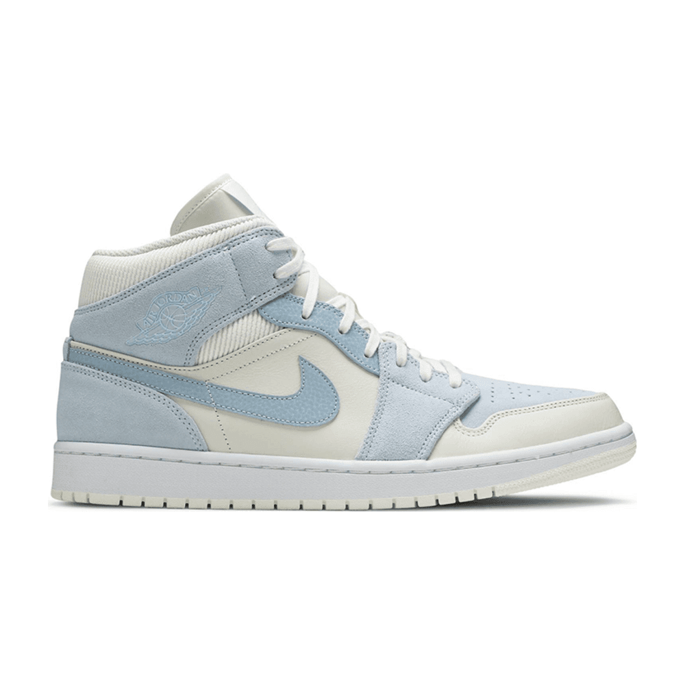 Tenis Air Jordan 1 Mid Mixed Textures Blue