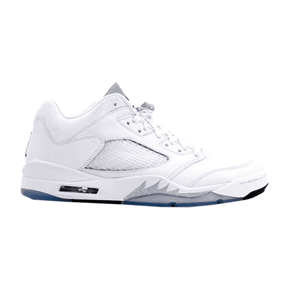 TENIS JORDAN 5 LOW METALLIC WHITE