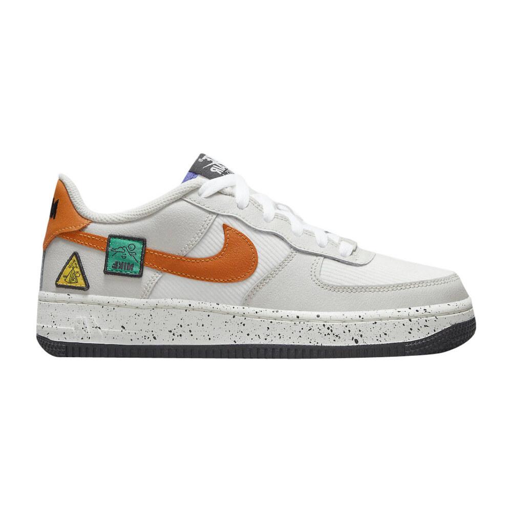 Tenis Nike Air Force 1 Low Light Bone Sail Starfish Orange