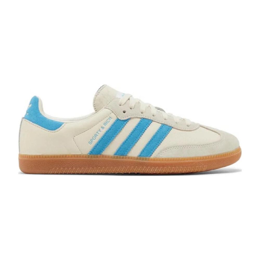 TENIS ADIDAS SAMBA OG SPORTY & RICH CREAM BLUE