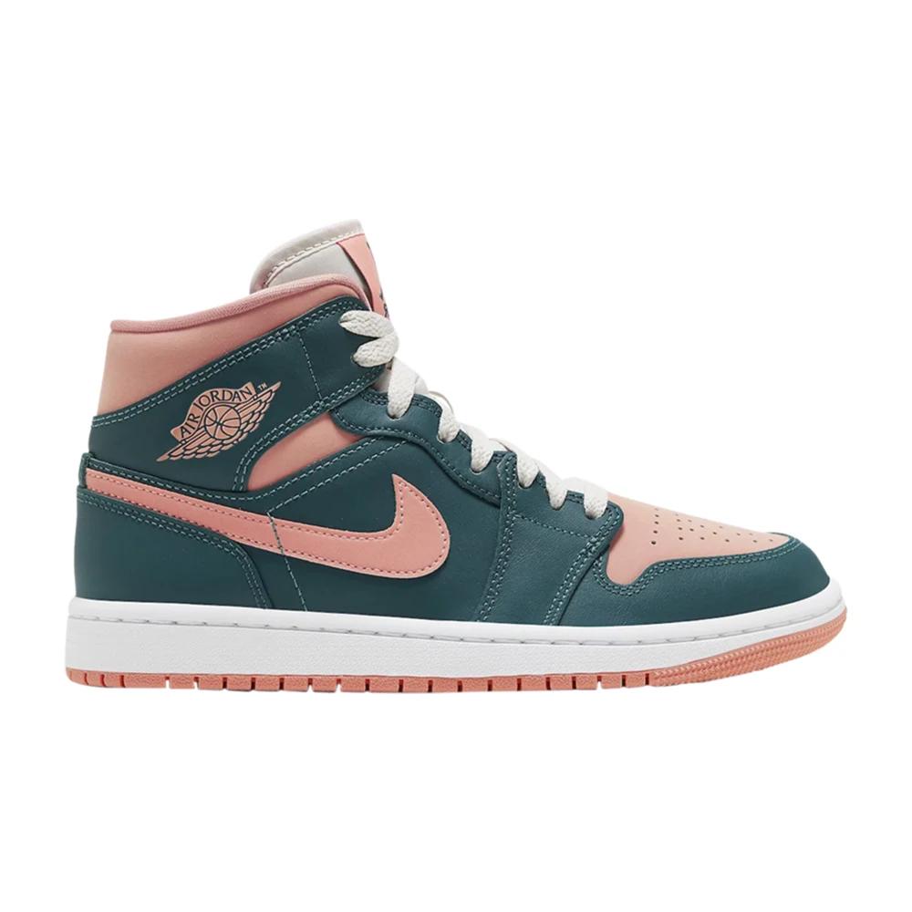 Tenis Air Jordan 1 Mid Dark Teal Green 