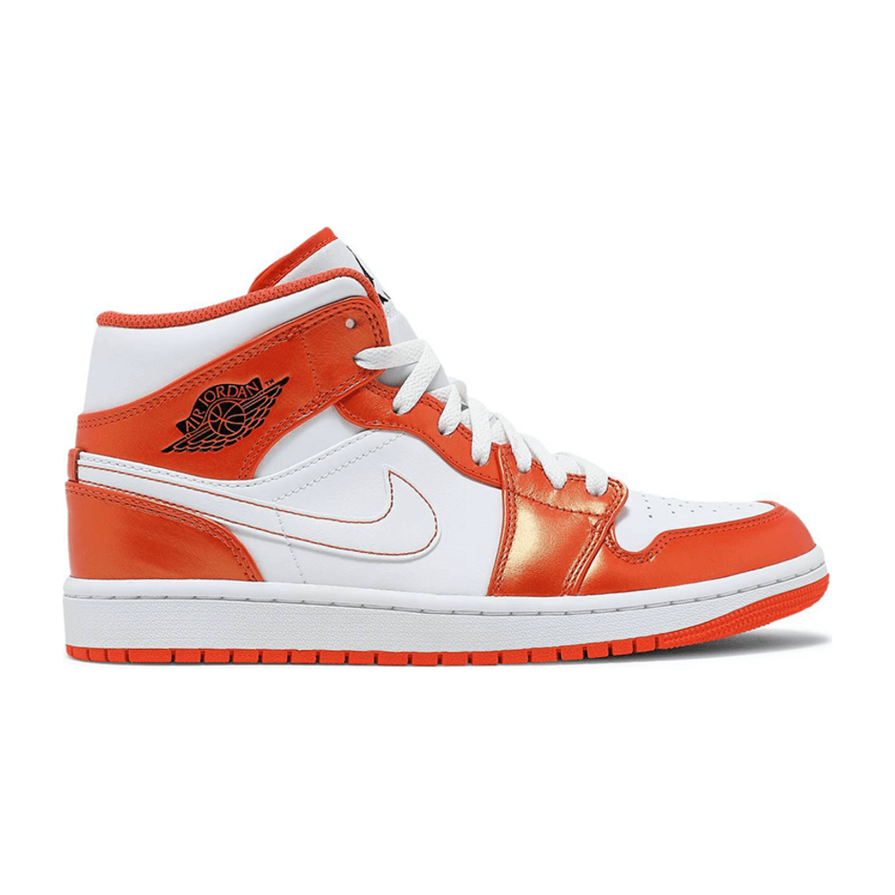 Tenis Air Jordan 1 Mid Metallic Orange