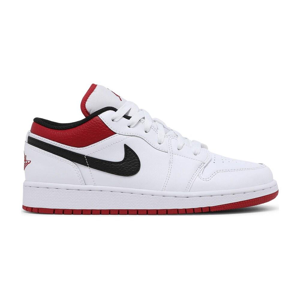 Tenis Air Jordan 1 Low White Gym Red