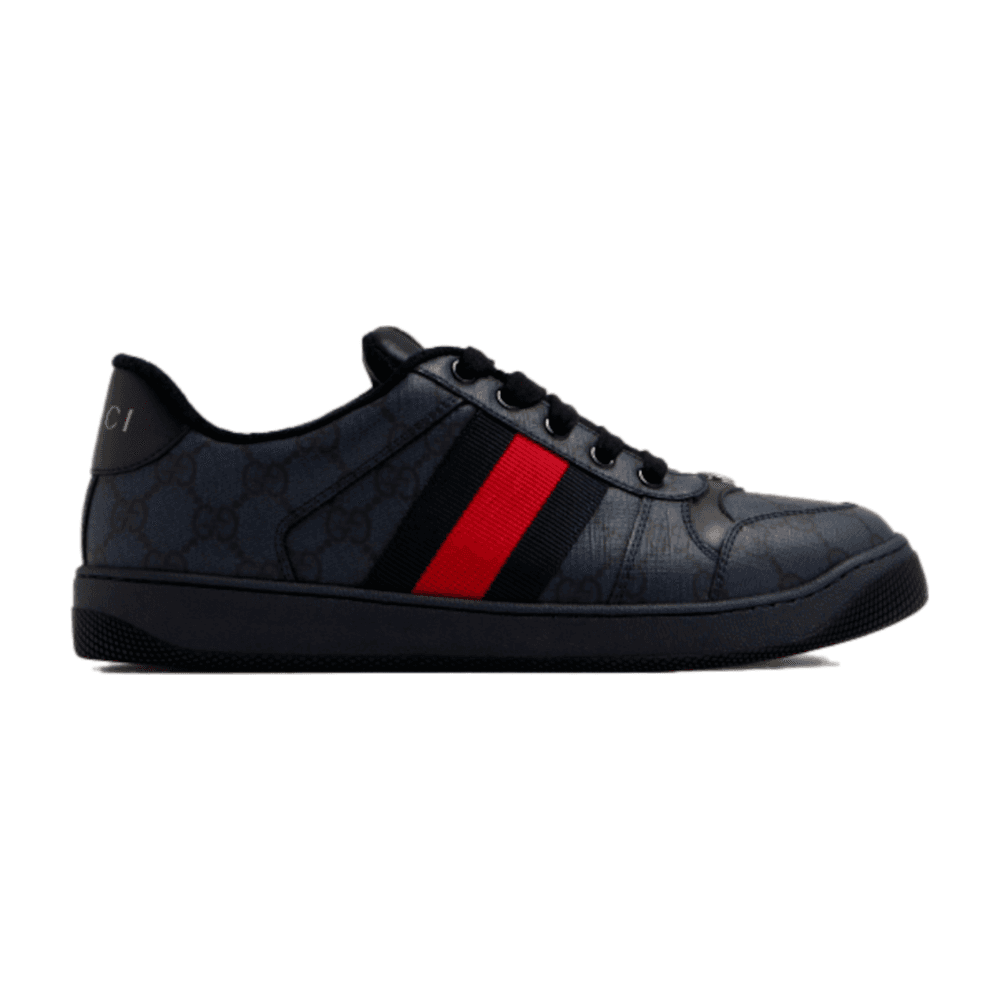 TENIS GUCCI SCREENER GG LEATHER BLACK