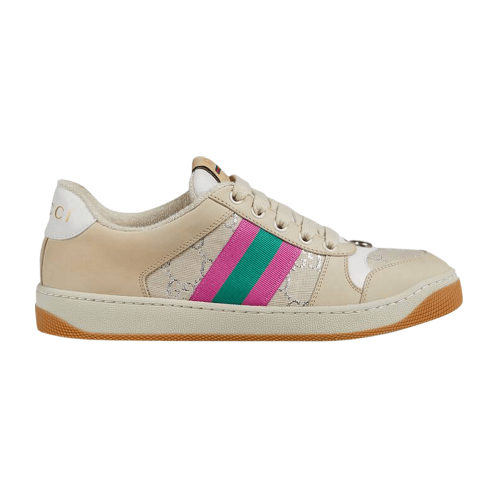 TENIS GUCCI SCREENER GG CREAM PINK 