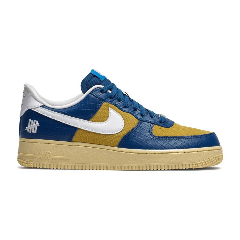 Tenis Nike Air Force 1 Low Sp Undefeated 5 On It Blue Yellow Croc