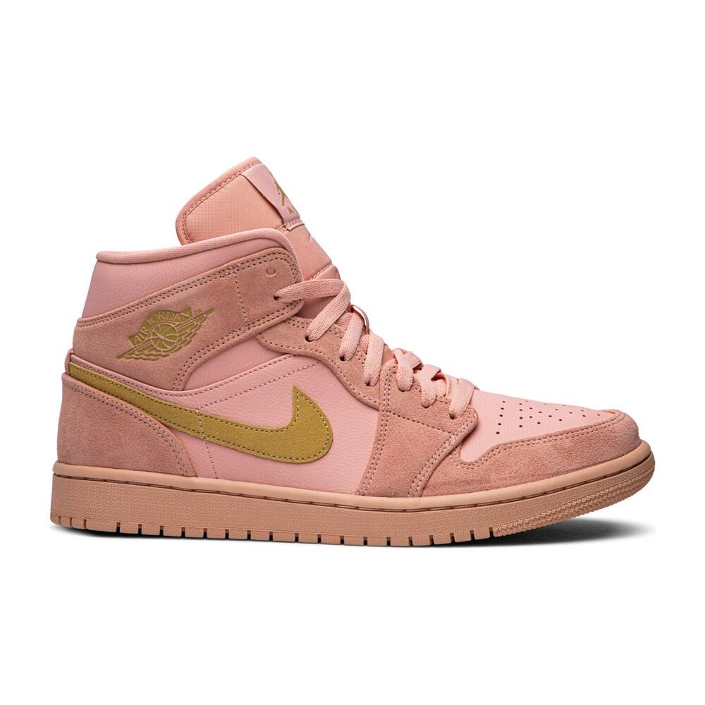 Tenis Air Jordan 1 Mid Coral Gold
