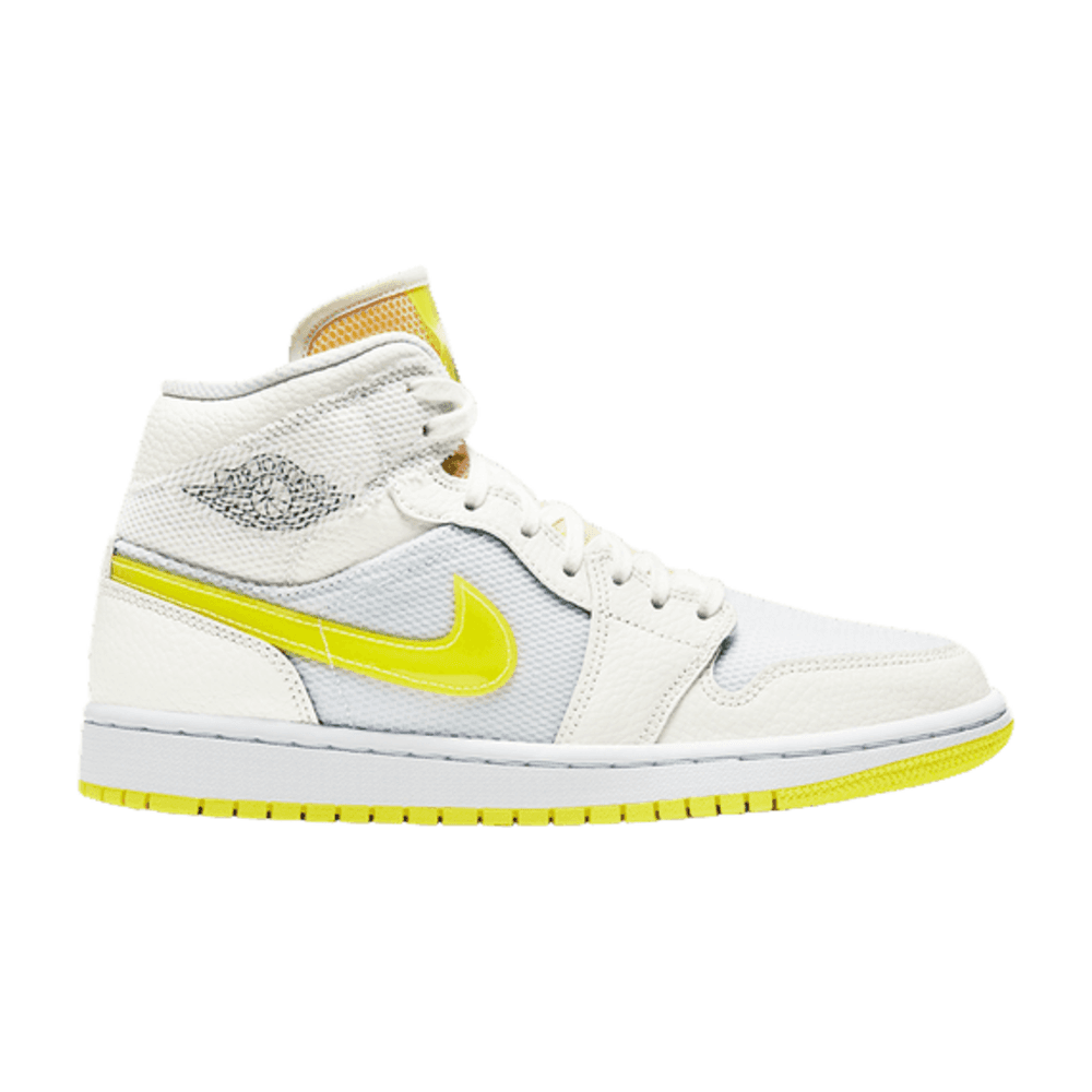 Tenis Air Jordan 1 Mid Se Voltage Yellow