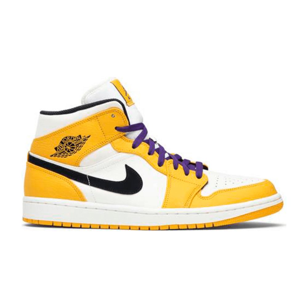 Tenis Air Jordan 1 Mid Se Lakers 