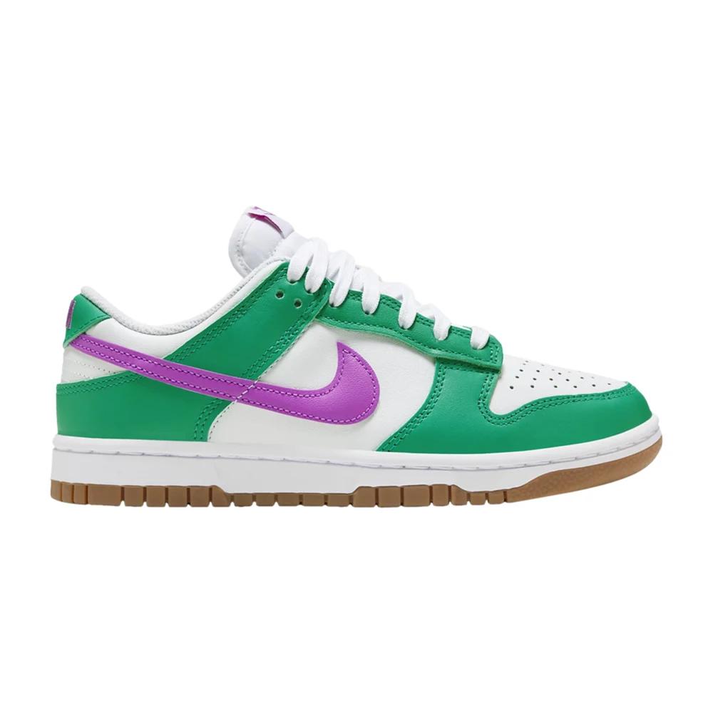 Tenis Nike Dunk Low White Stadium Green Fuchsia