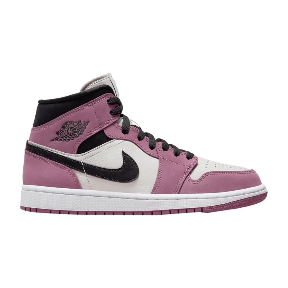 Tenis Air Jordan 1 Mid Se Light Mulberry