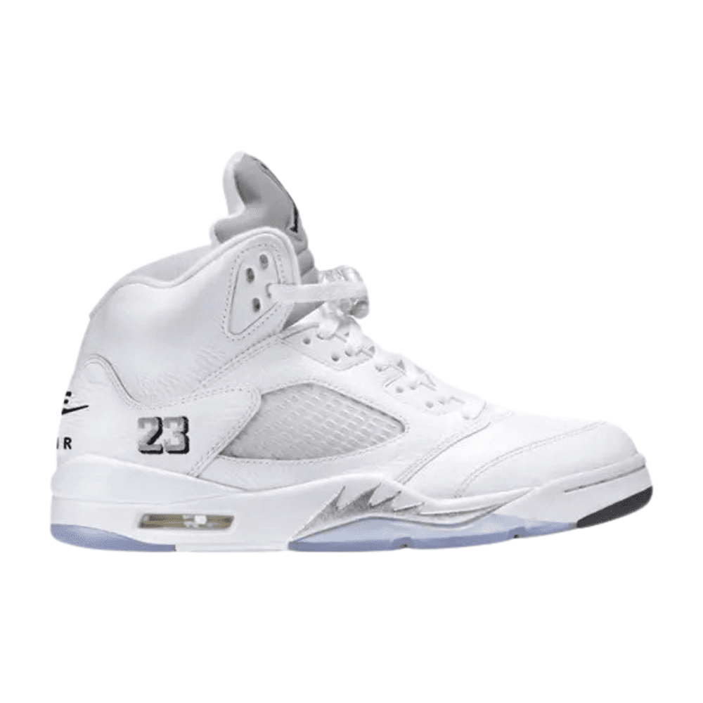 TENIS JORDAN 5 WHITE METALLIC 2026