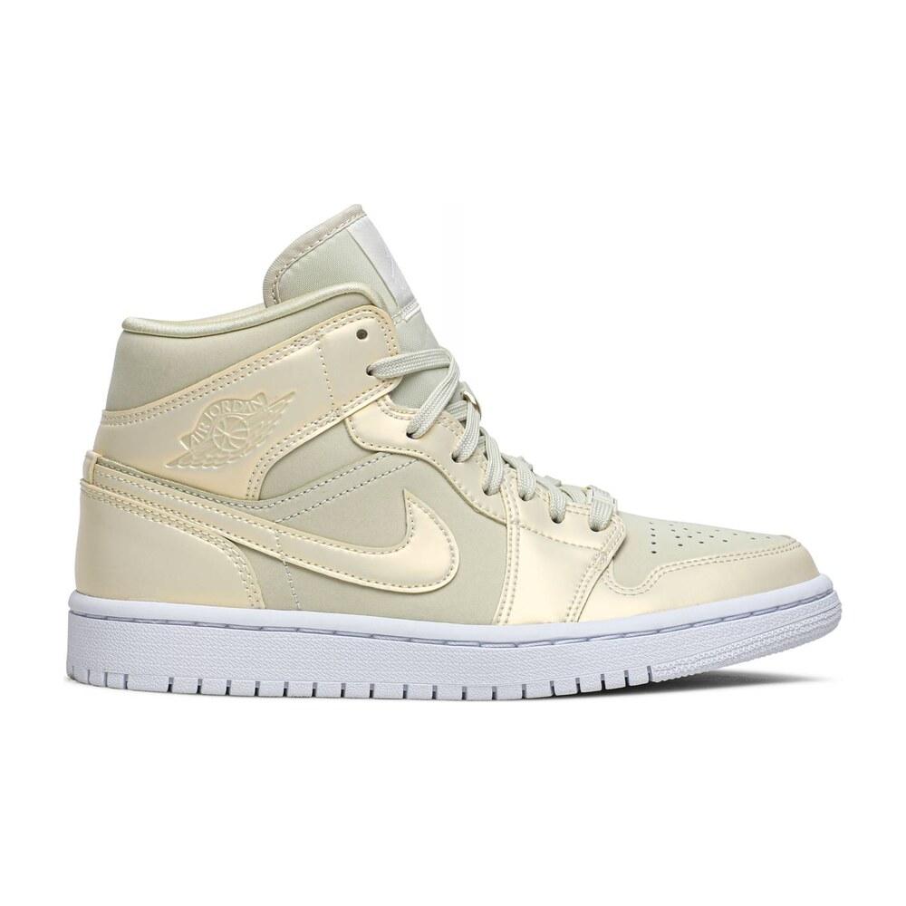 Tenis Air Jordan 1 Mid Goose Feather Yellow