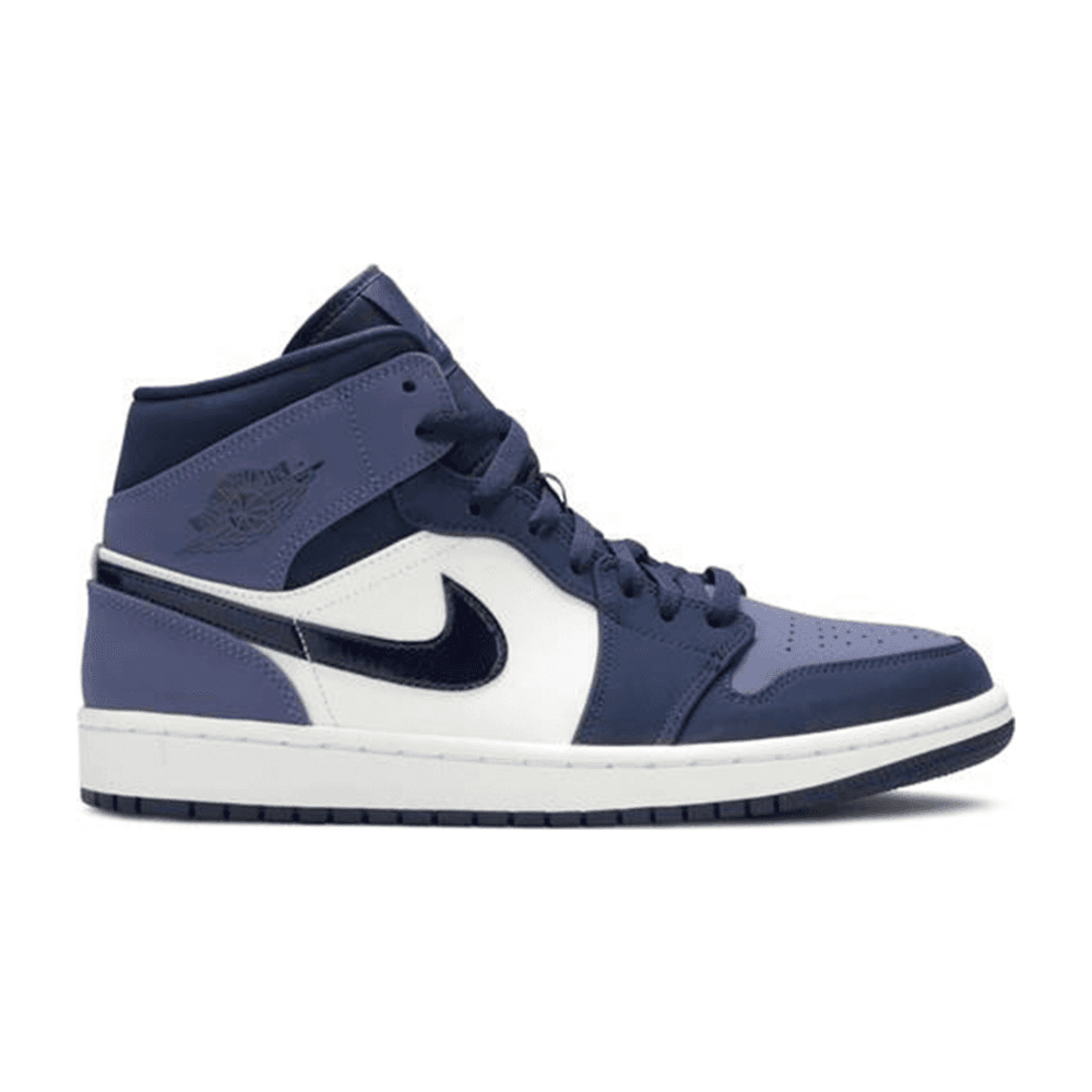 Tenis Air Jordan 1 Mid Obsidian Sanded Purple 
