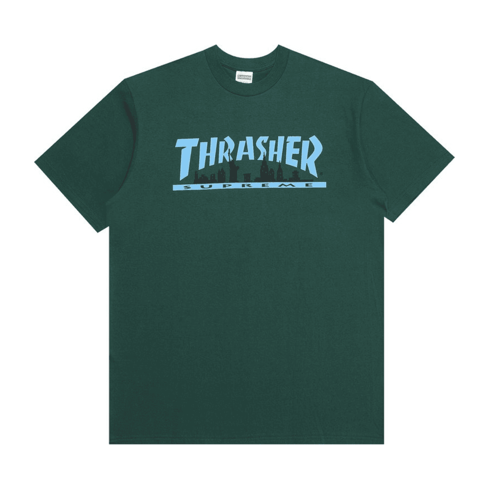 Supreme Thrasher Skyline Tee Dark Green
