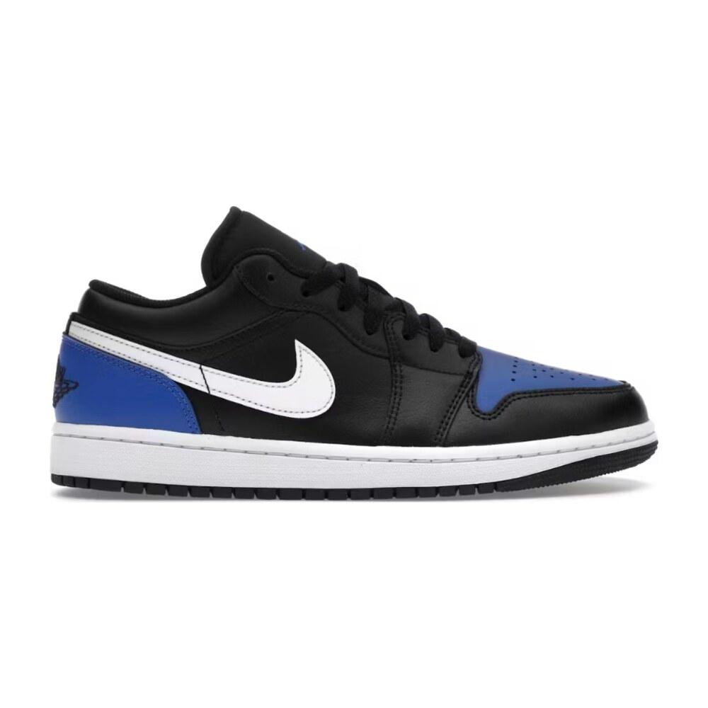 TENIS JORDAN 1 LOW BLACK ROYAL TOE
