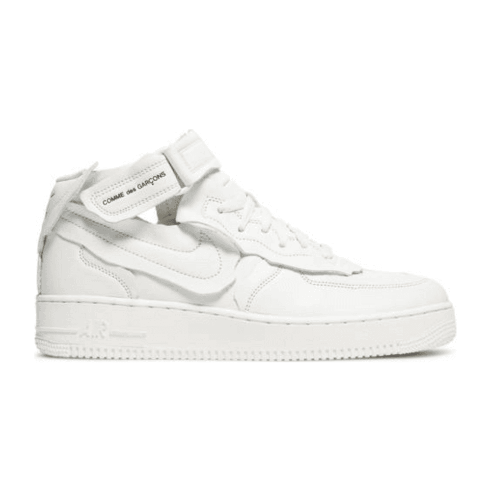 Nike Air Force 1 Mid Comme Des Garcons White 