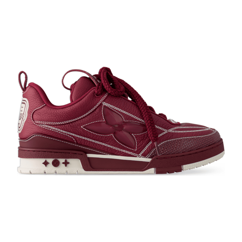 TENIS LOUIS VUITTON LV SKATE SNEAKER BORDEAUX RED