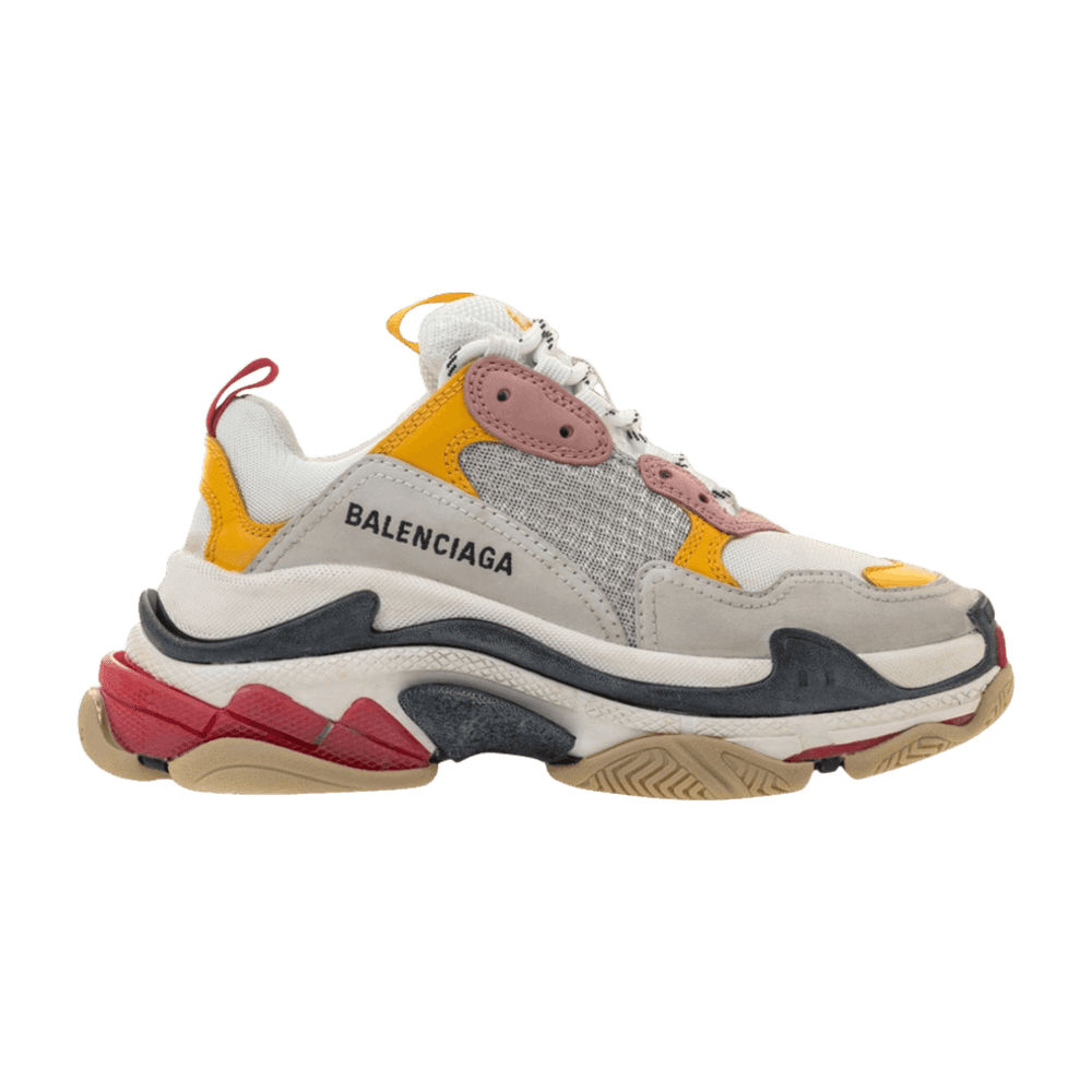 Tenis Balenciaga Triple S Cream Yellow Red