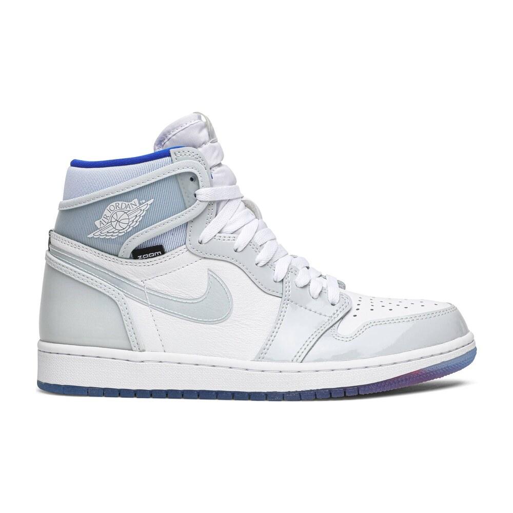 Tenis Air Jordan 1 High Zoom White Racer Blue