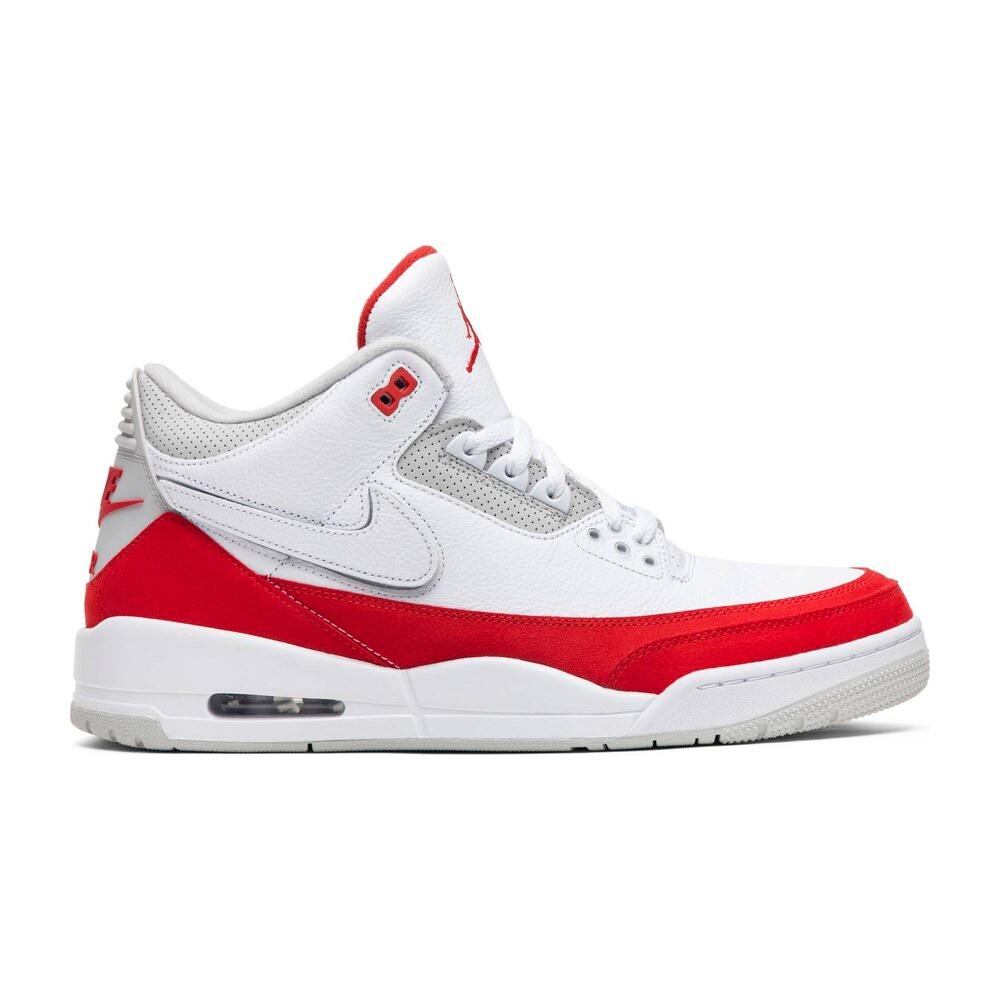 Tenis Jordan 3 Tinker White University Red 