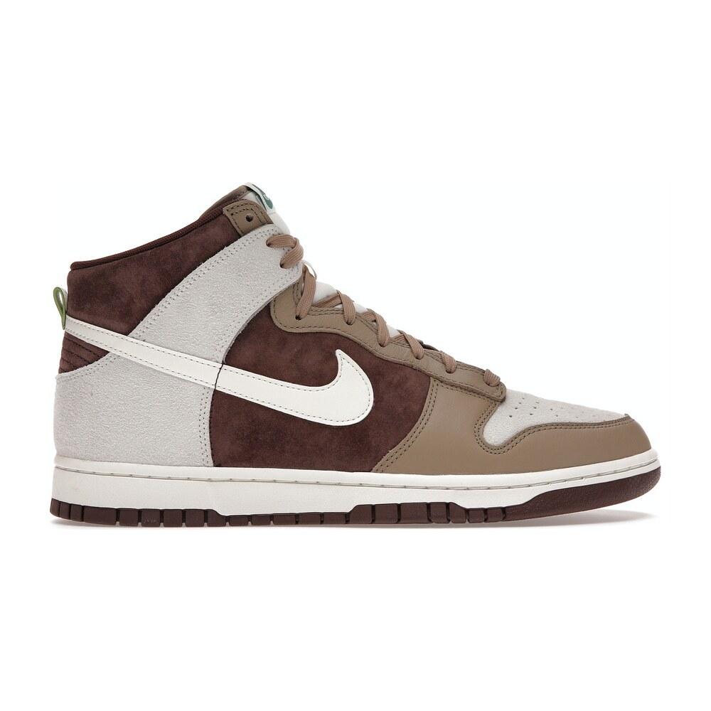 Tenis Nike Dunk High Light Chocolate 
