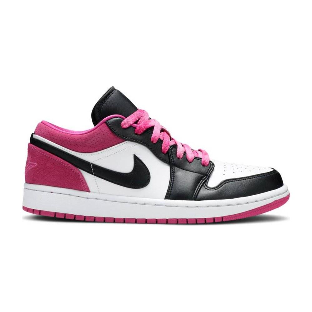 Tenis Air Jordan 1 Low Black Active Fuchsia