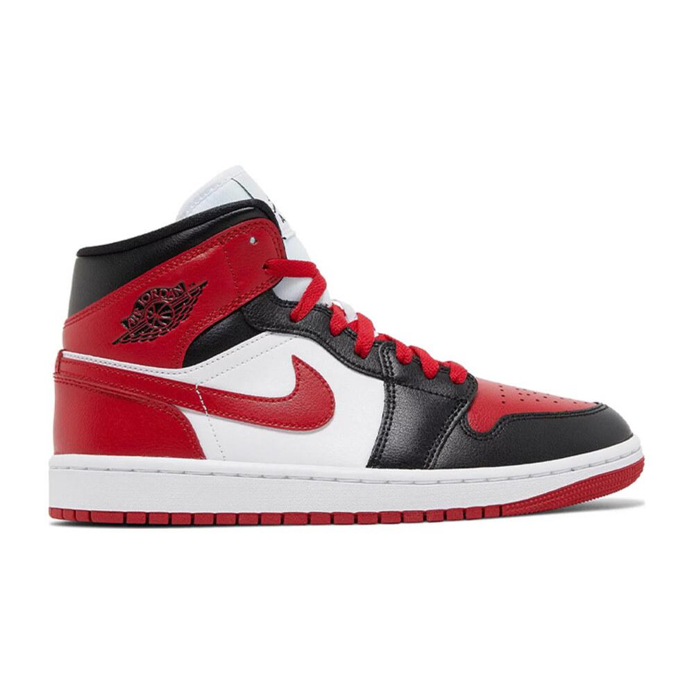 TENIS JORDAN 1 MID ALTERNATE BRED TOE