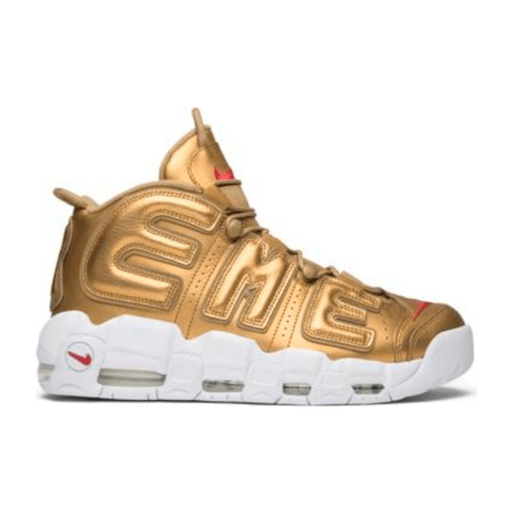 Tenis Nike Air More Uptempo Supreme Suptempo Gold 