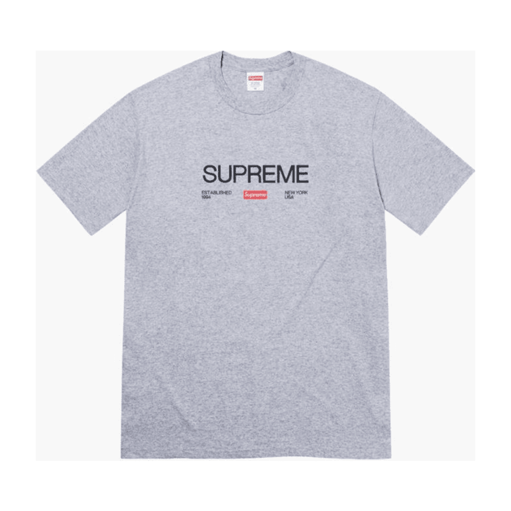 Supreme Est. 1994 Tee Heather Grey 