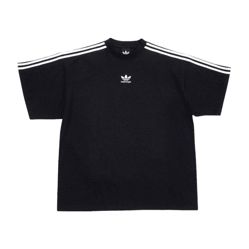 BALENCIAGA ADIDAS T SHIRT OVERSIZED BLACK