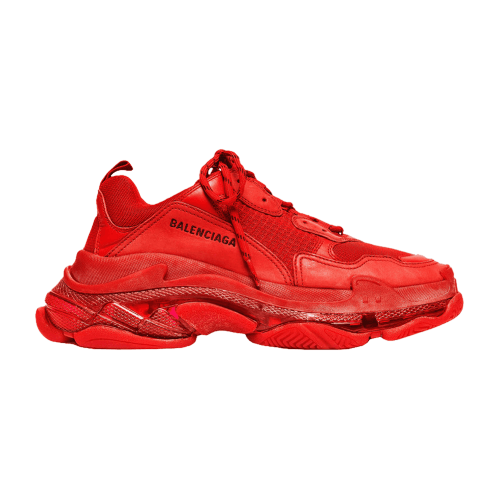 Tenis Balenciaga Triple S Red Clear Sole