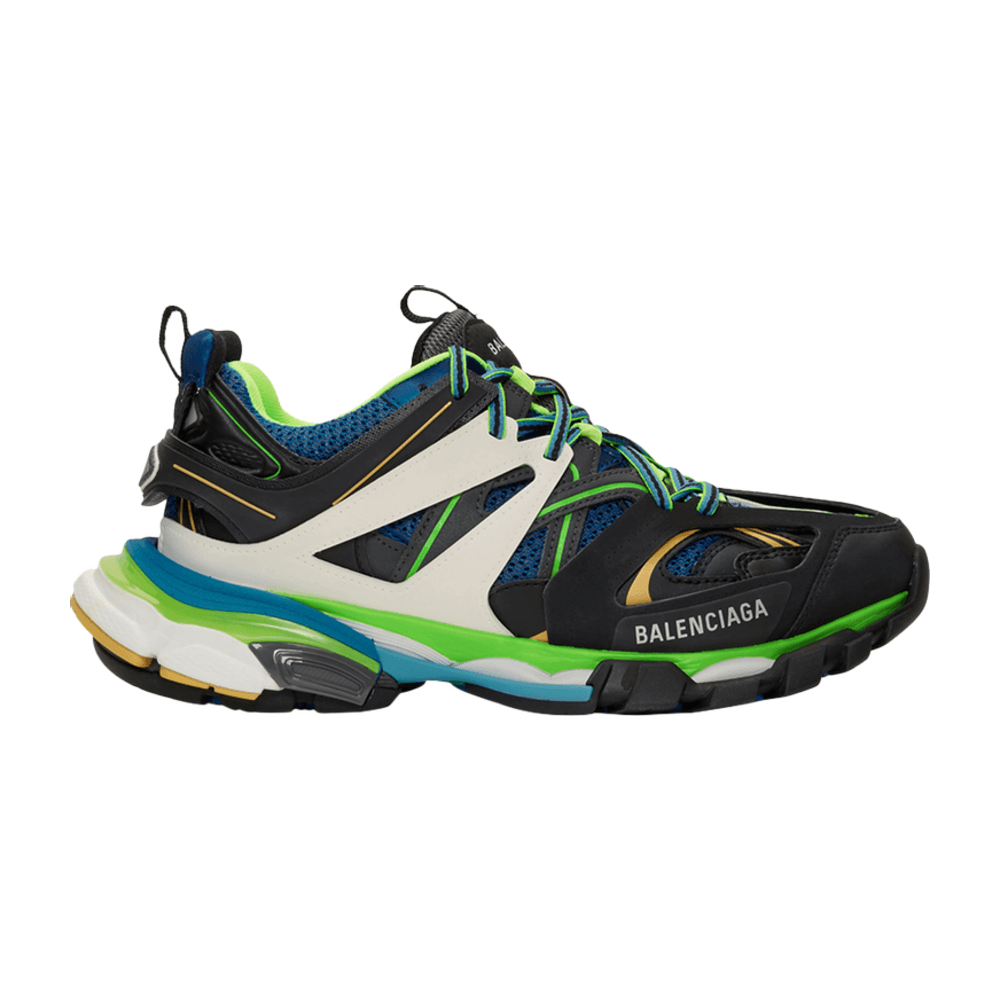 TENIS BALENCIAGA TRACK GREEN WHITE BLUE 