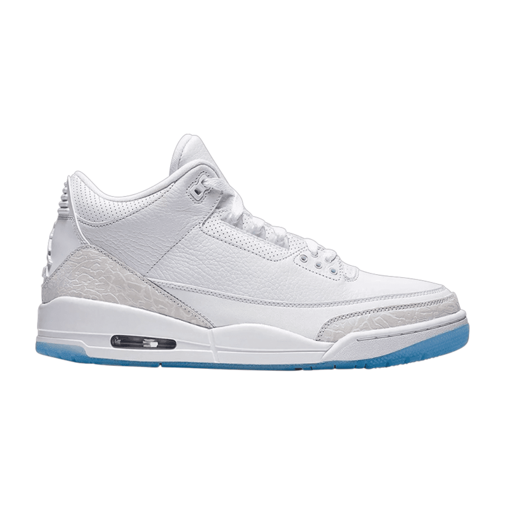 TENIS JORDAN 3 PURE WHITE 2018
