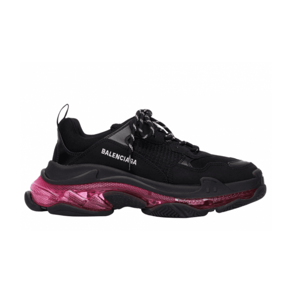 Tenis Balenciaga Triple S Clear Sole Neon Pink