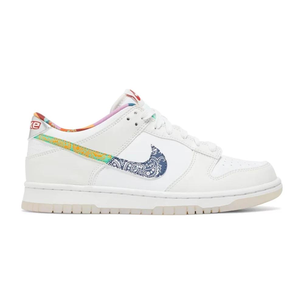Tenis Nike Dunk Low White Multi-color Paisley