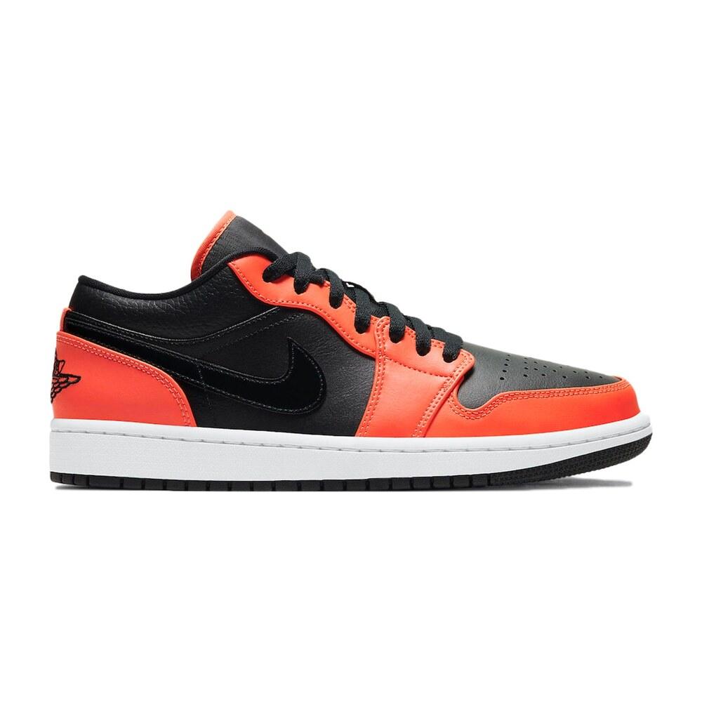 Tenis Air Jordan 1 Low Se Black Turf Orange