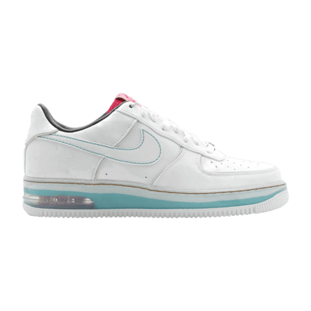 Tenis Nike Air Force 1 Low Supreme Max Air White Cerise Paradise Aqua