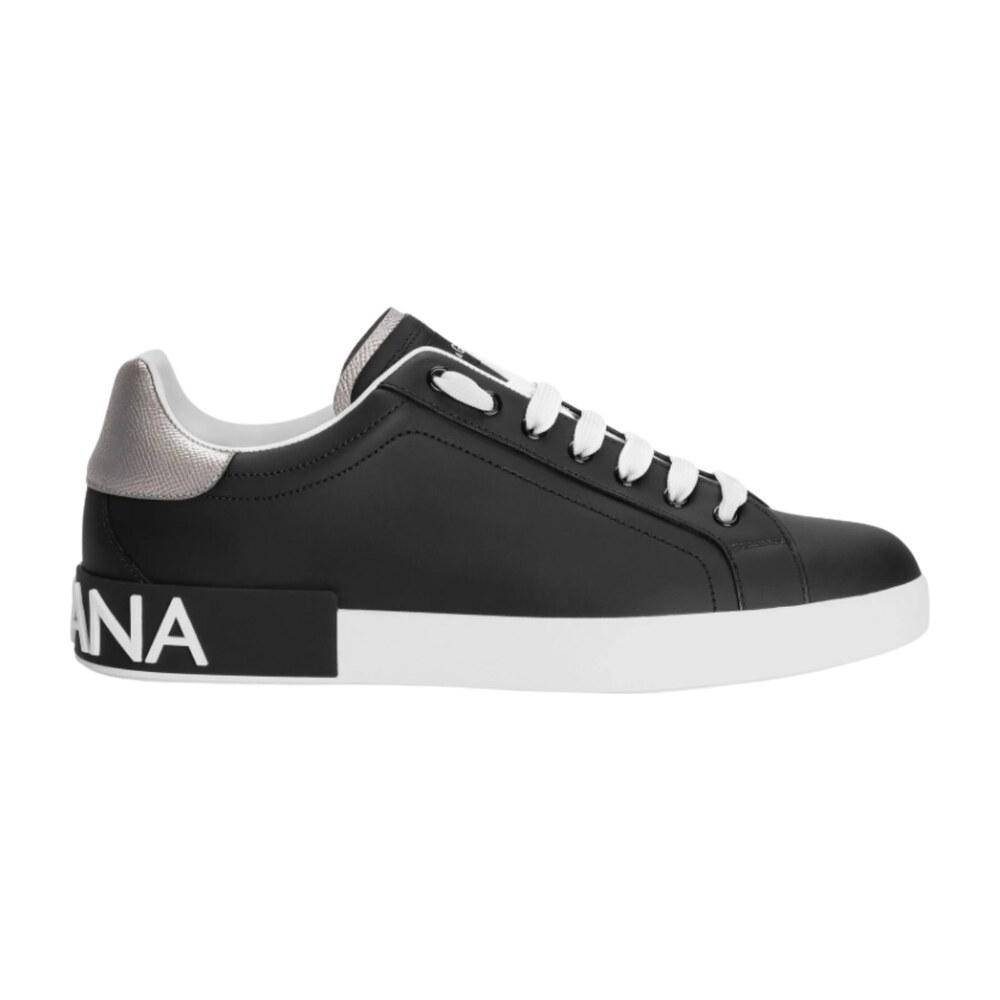 TENIS DOLCE & GABBANA PORTOFINO BLACK GREY