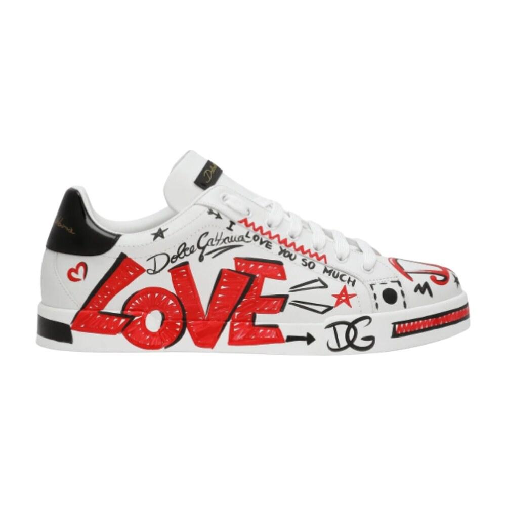 TENIS DOLCE & GABBANA PORTOFINO PRINT LOVE DG