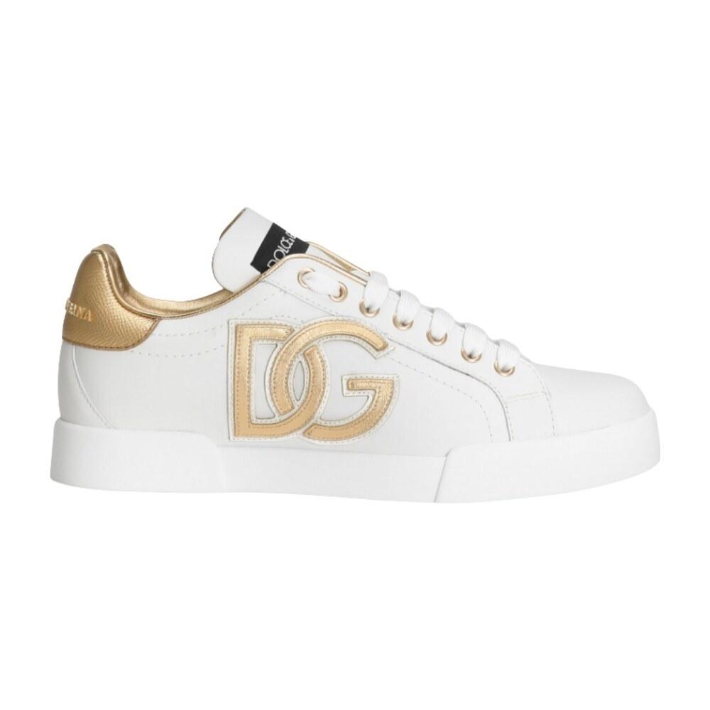 TENIS DOLCE & GABBANA PORTOFINO WHITE GOLD LIGHT STROBEL