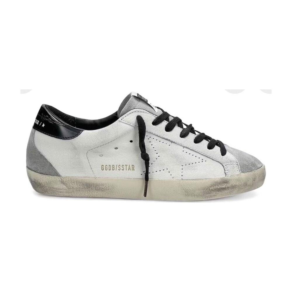 Tenis  Golden Goose Super Star Blanco Gris Negro